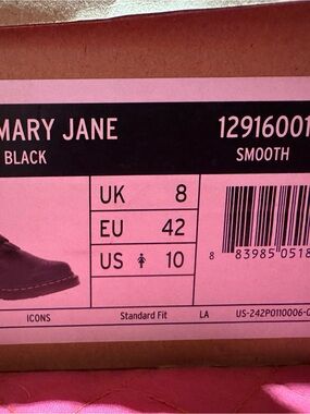 Dr. Martens Black Mary Jane Shoes